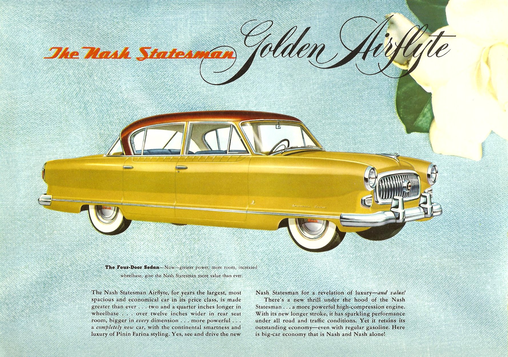 1952 Nash Golden Airflyte Brochure Page 9